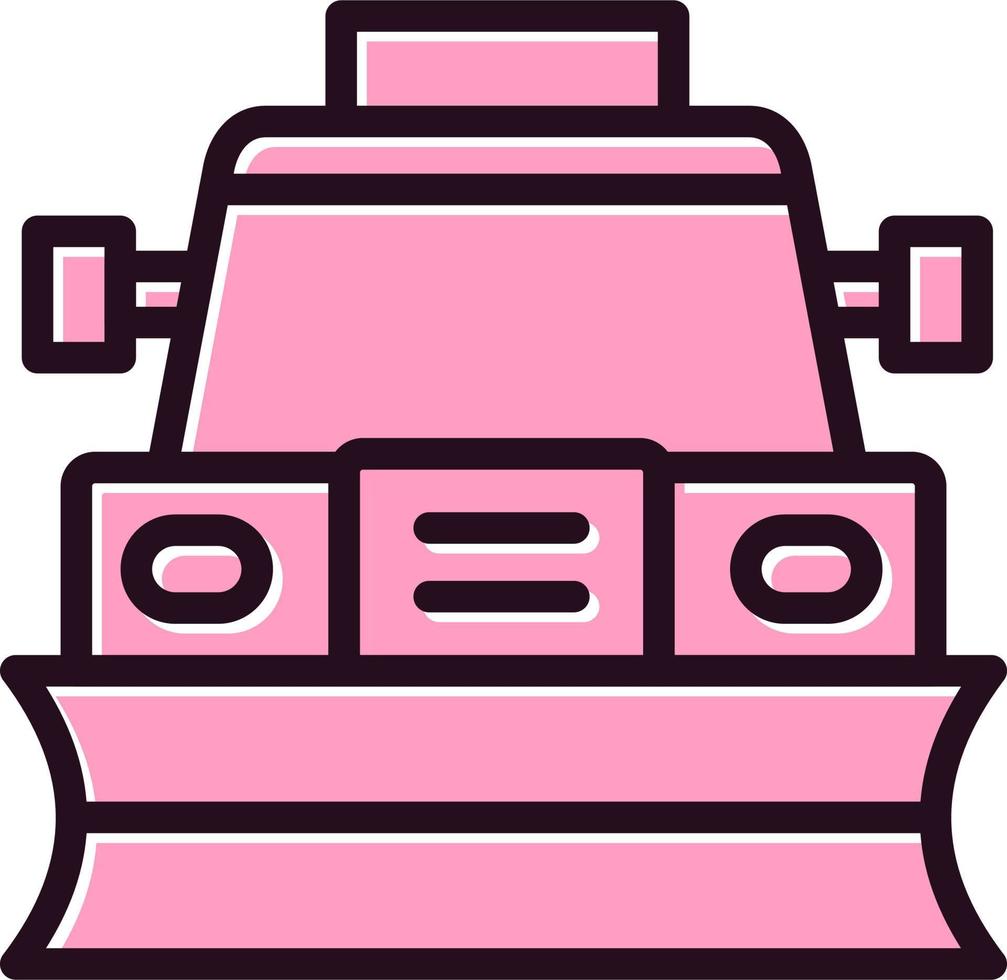 Snowplow Vector Icon