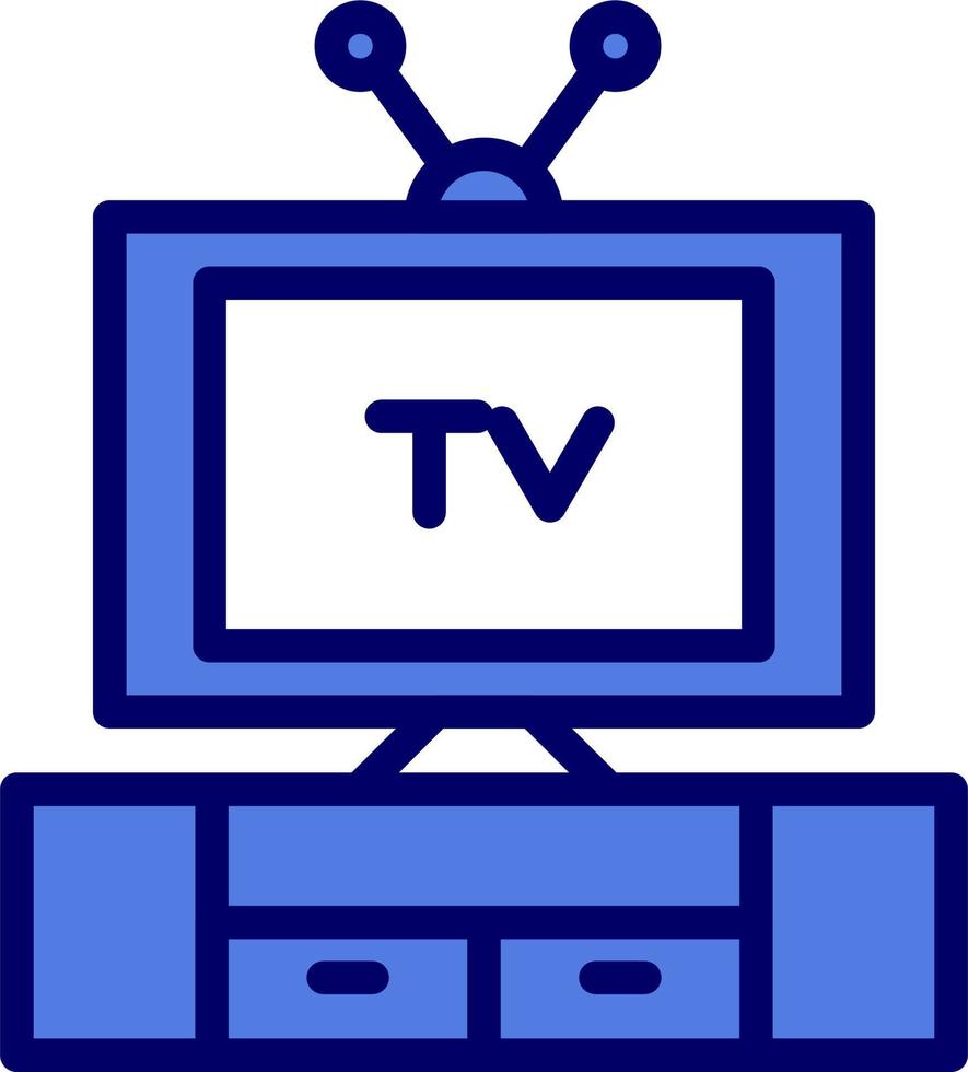 acecho televisión vector icono