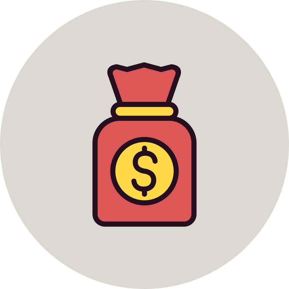 Money Bag Vector Icon