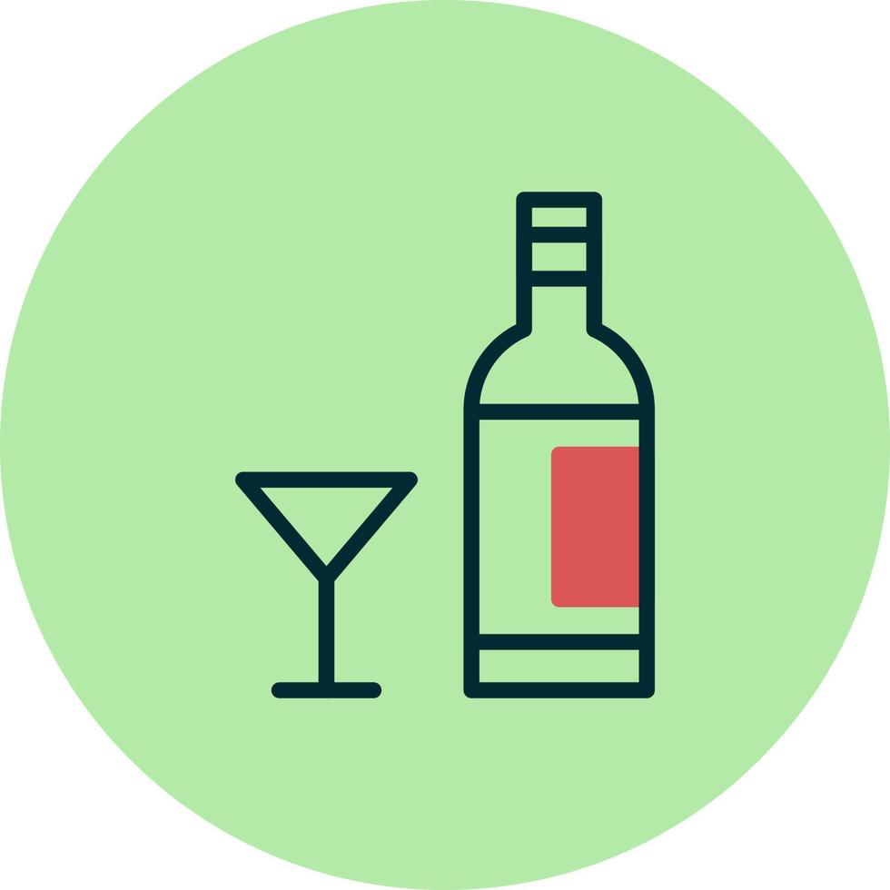 icono de vector de alcohol