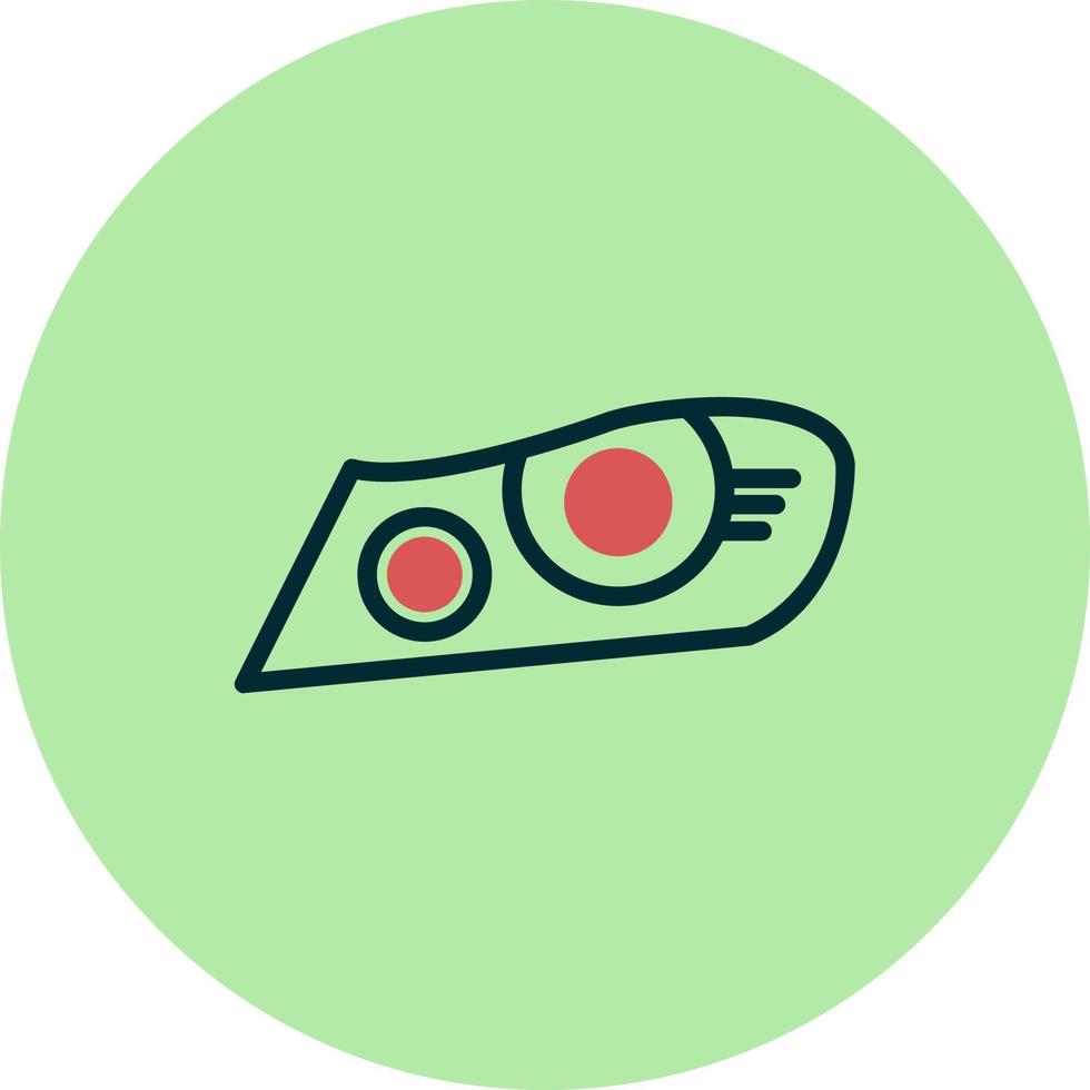 Headlight Vector Icon