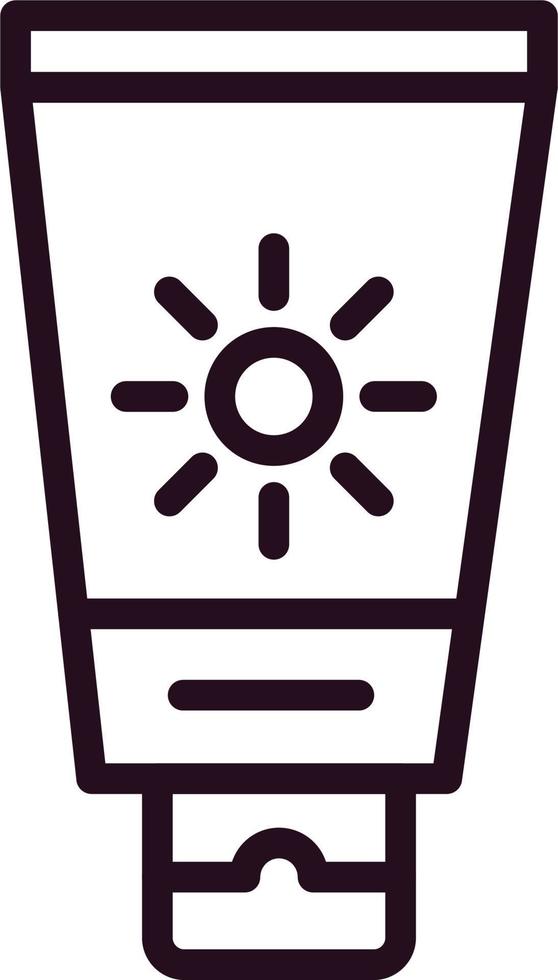 Sunscreen Vector Icon