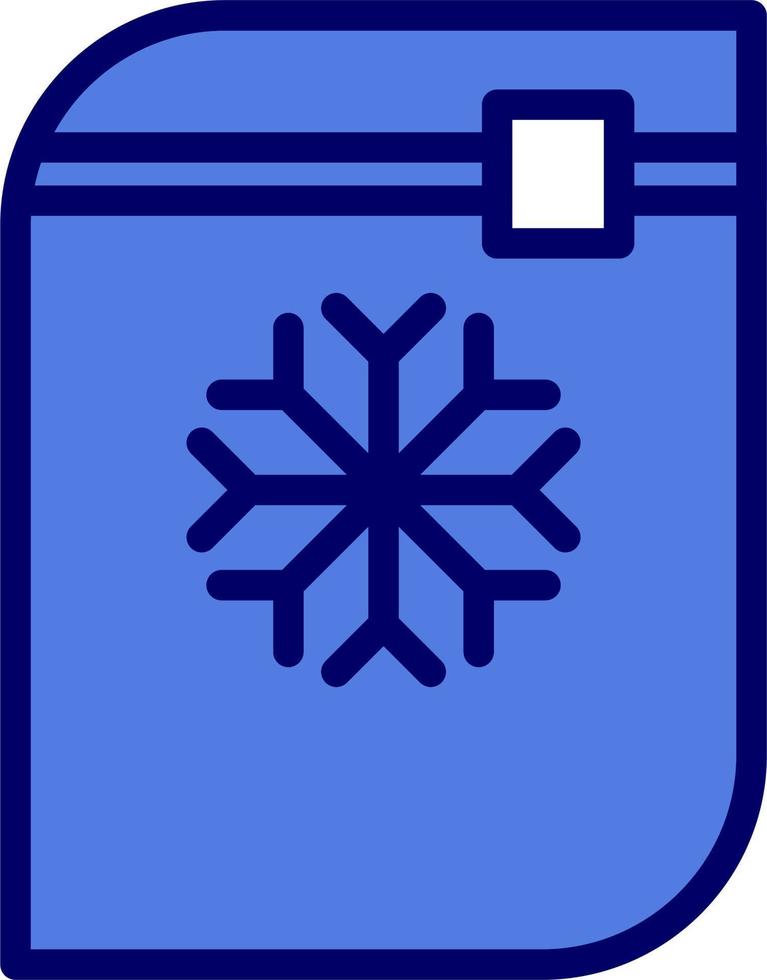 Frozen Food Vector Icon