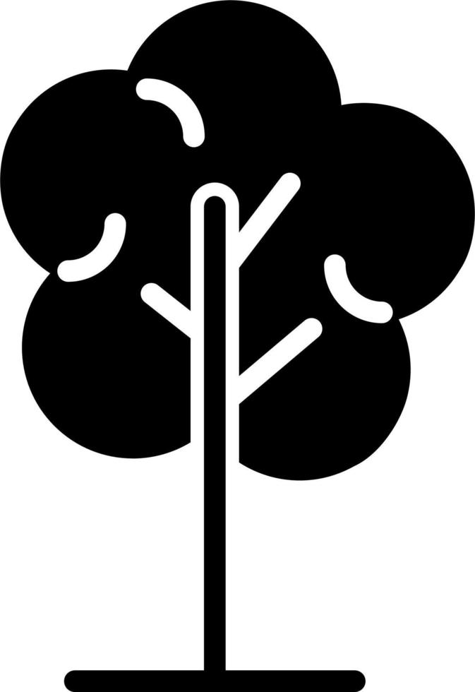 icono de vector de árbol