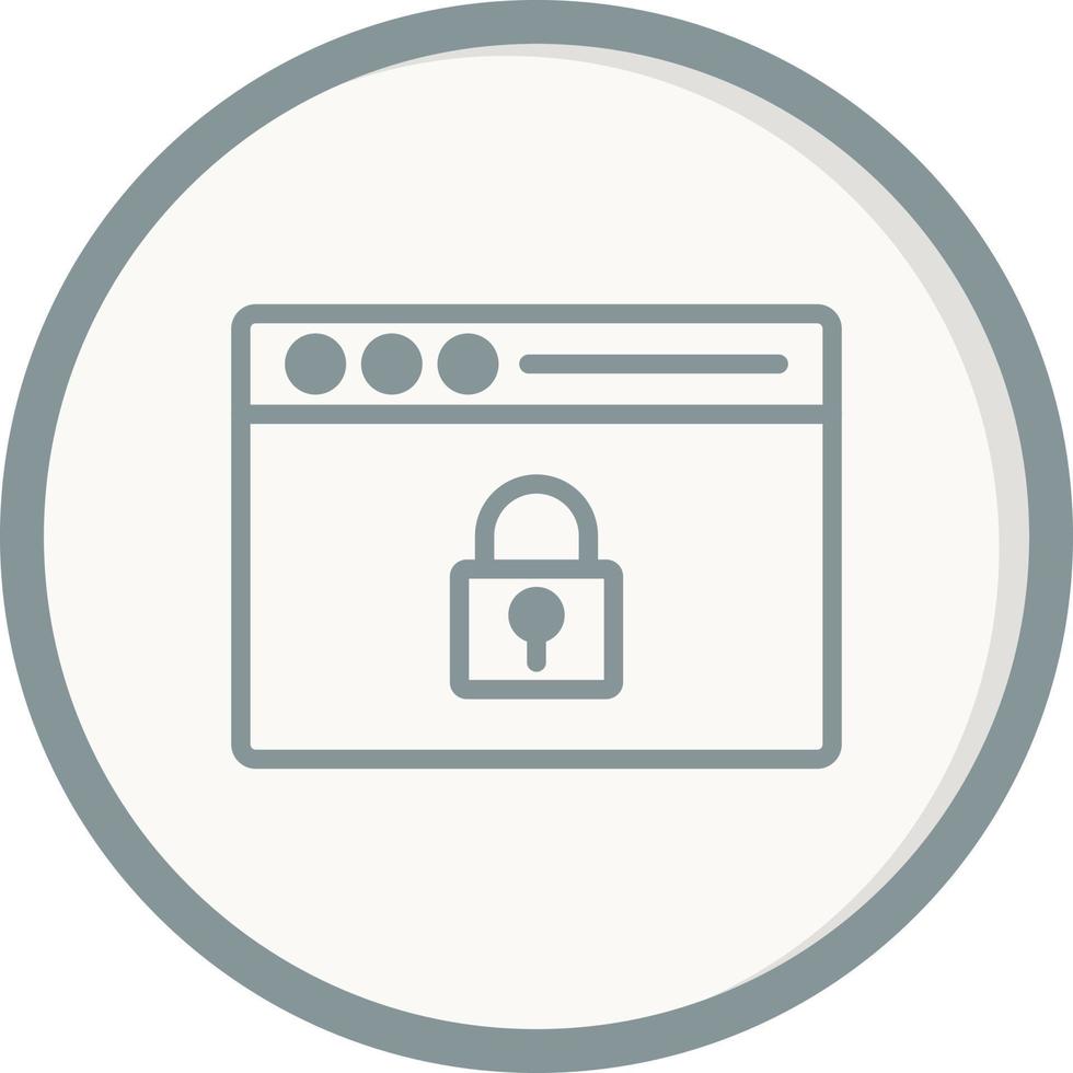 Web Encryption Vector Icon