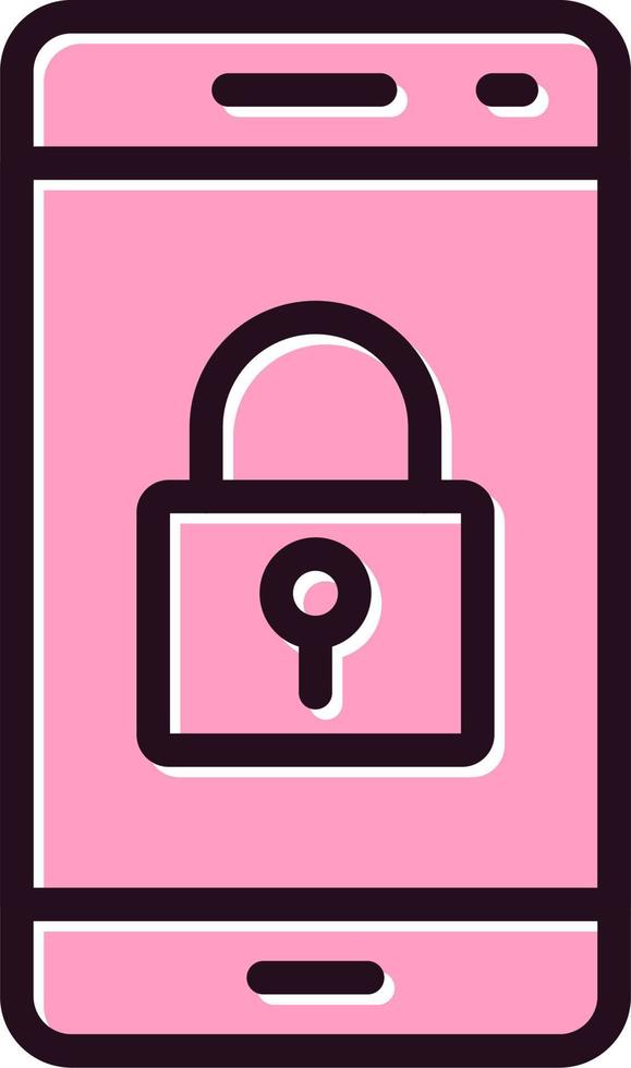 Smartphone Lock Vector Icon