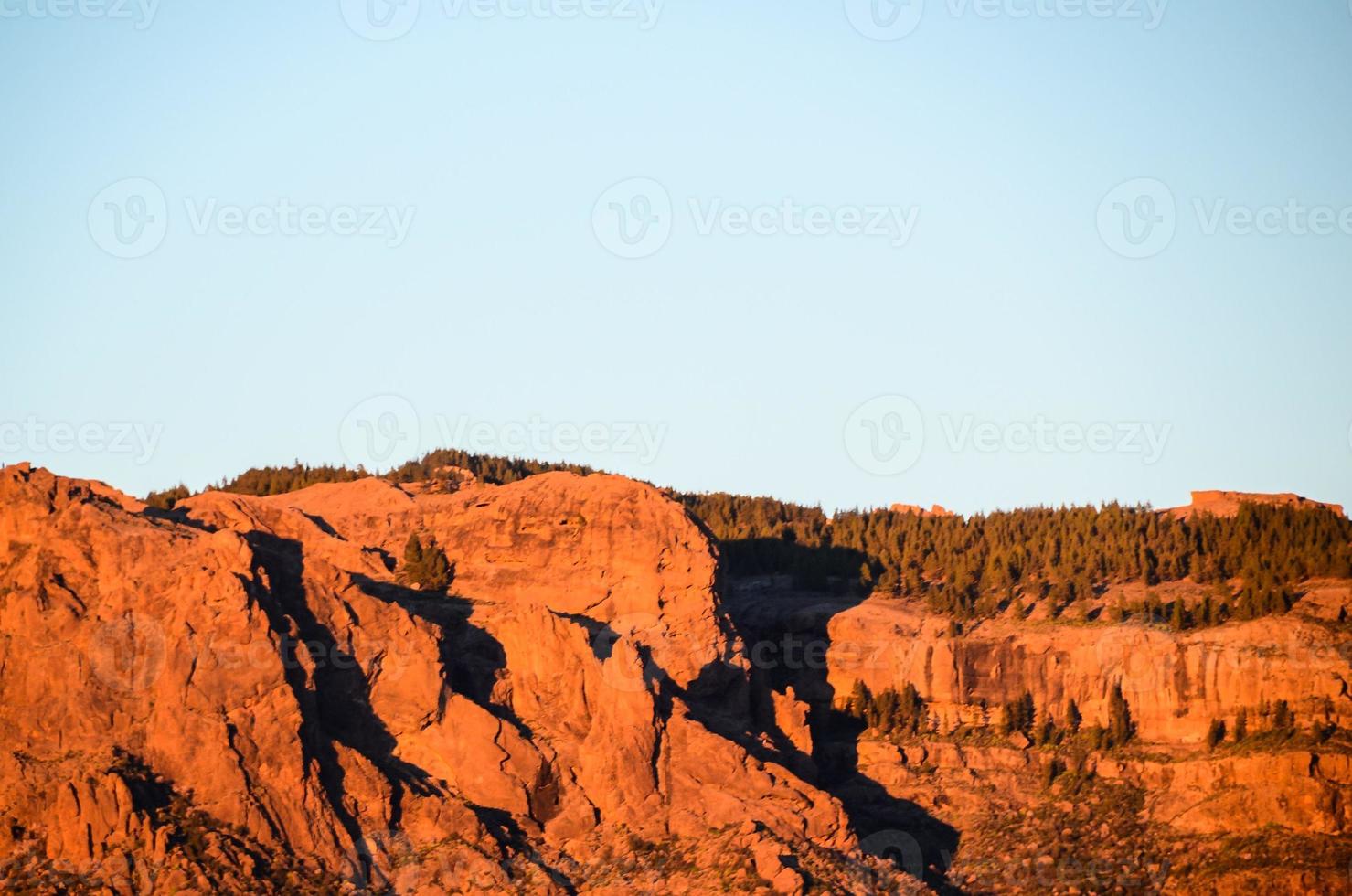 Scenic mountain landscape photo