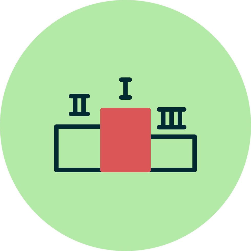 Podium Vector Icon