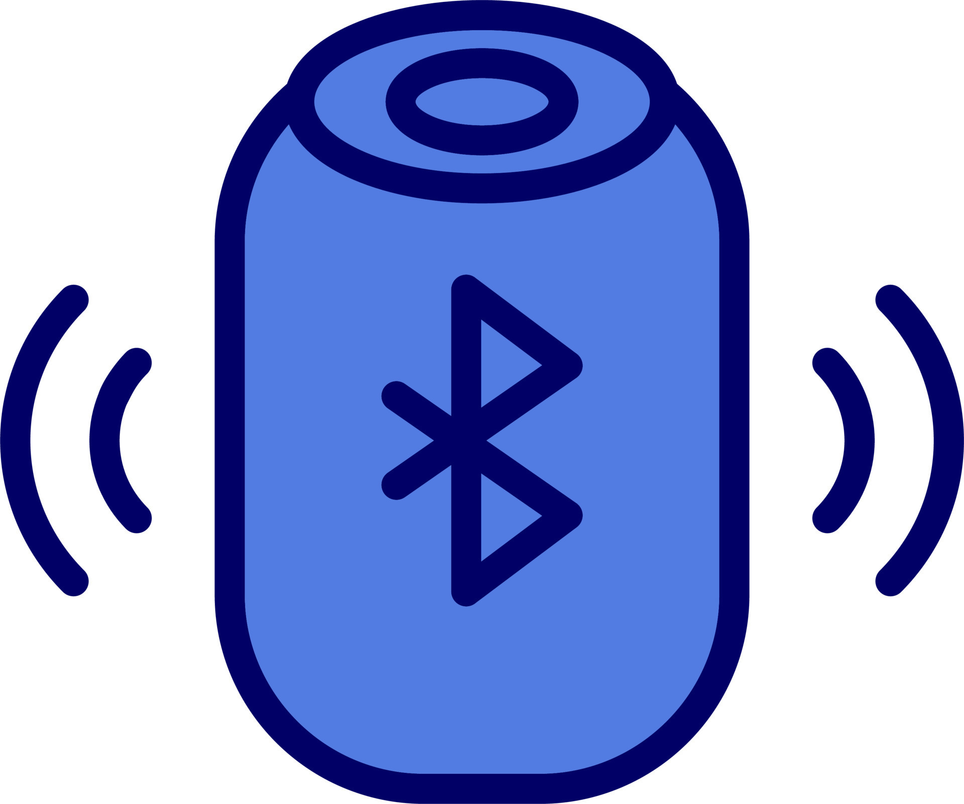 Portable Speaker Vector Icon 21030917 Vector Art at Vecteezy