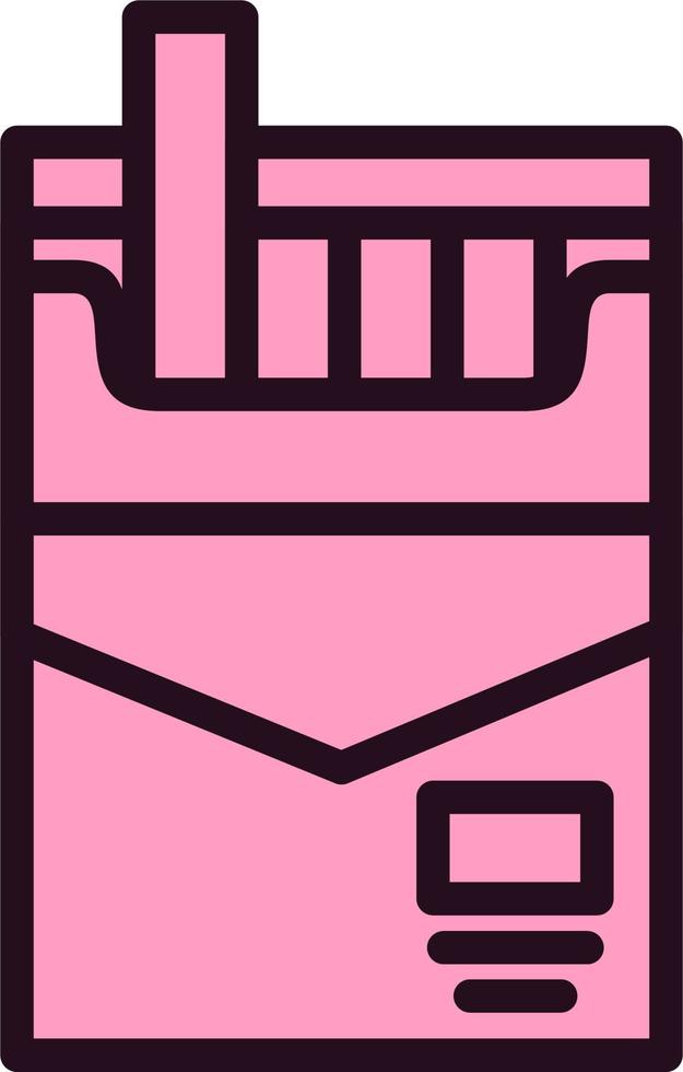 Cigarette Packet Vector Icon