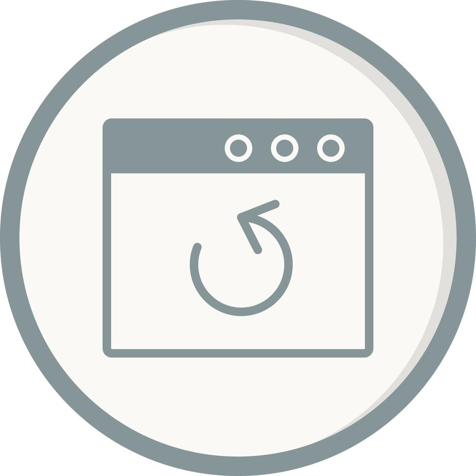 Browser Backup Vector Icon