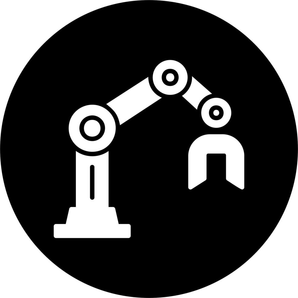 Robot Arm Vector Icon