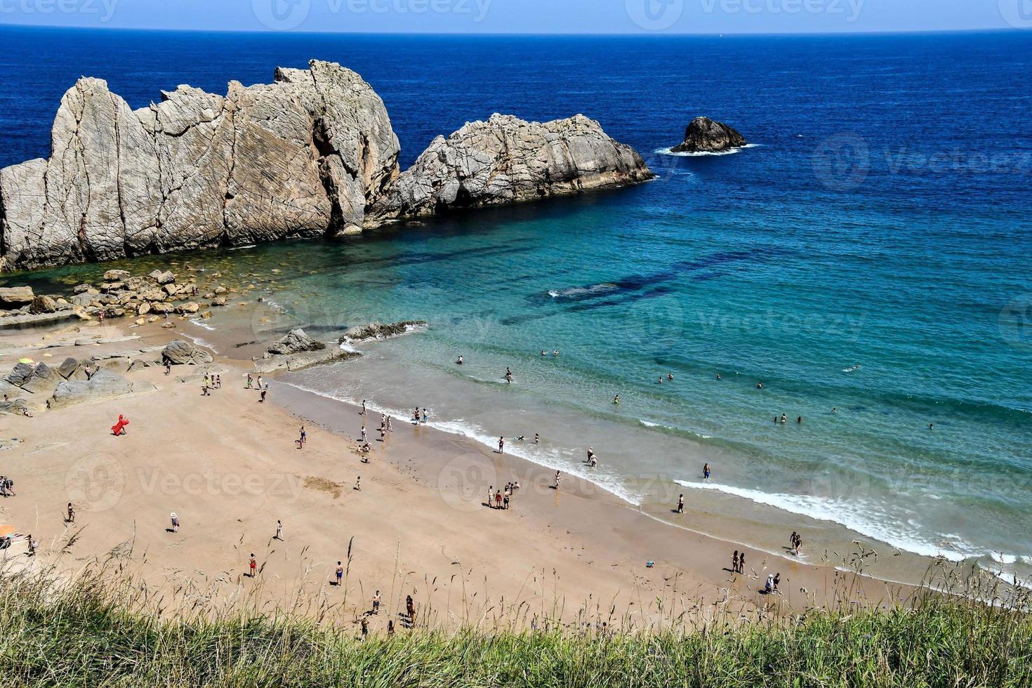 Scenic coastal view photo