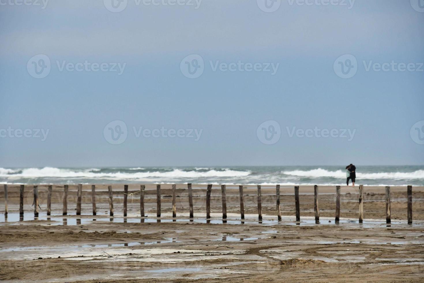 Waves on the beach photo