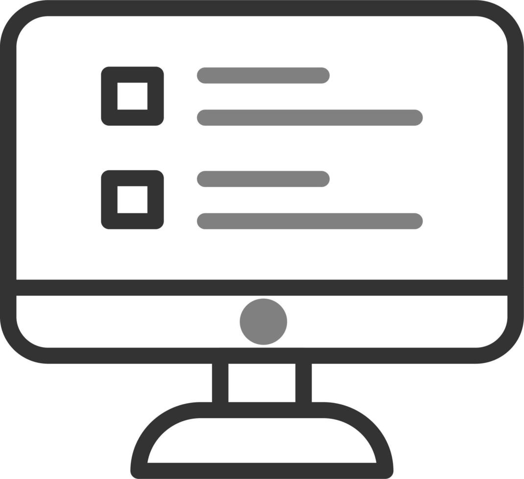 Online Survey Vector Icon