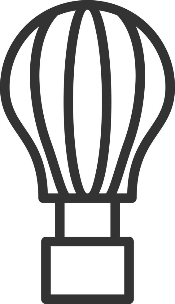 Hot Air Balloon Vector Icon