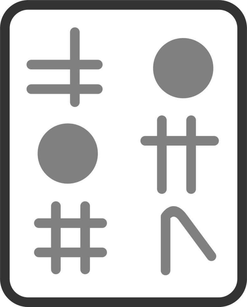 Hieroglyph Vector Icon