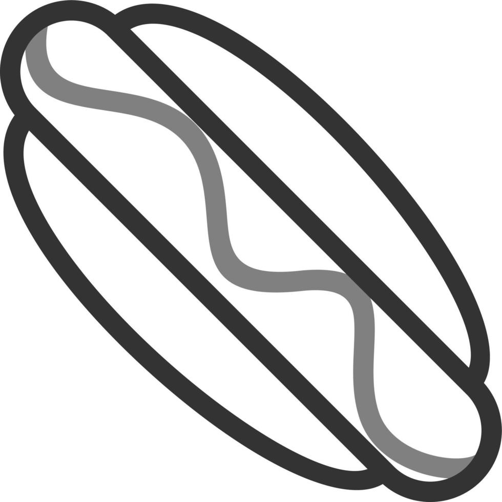 Hot Dog Vector Icon