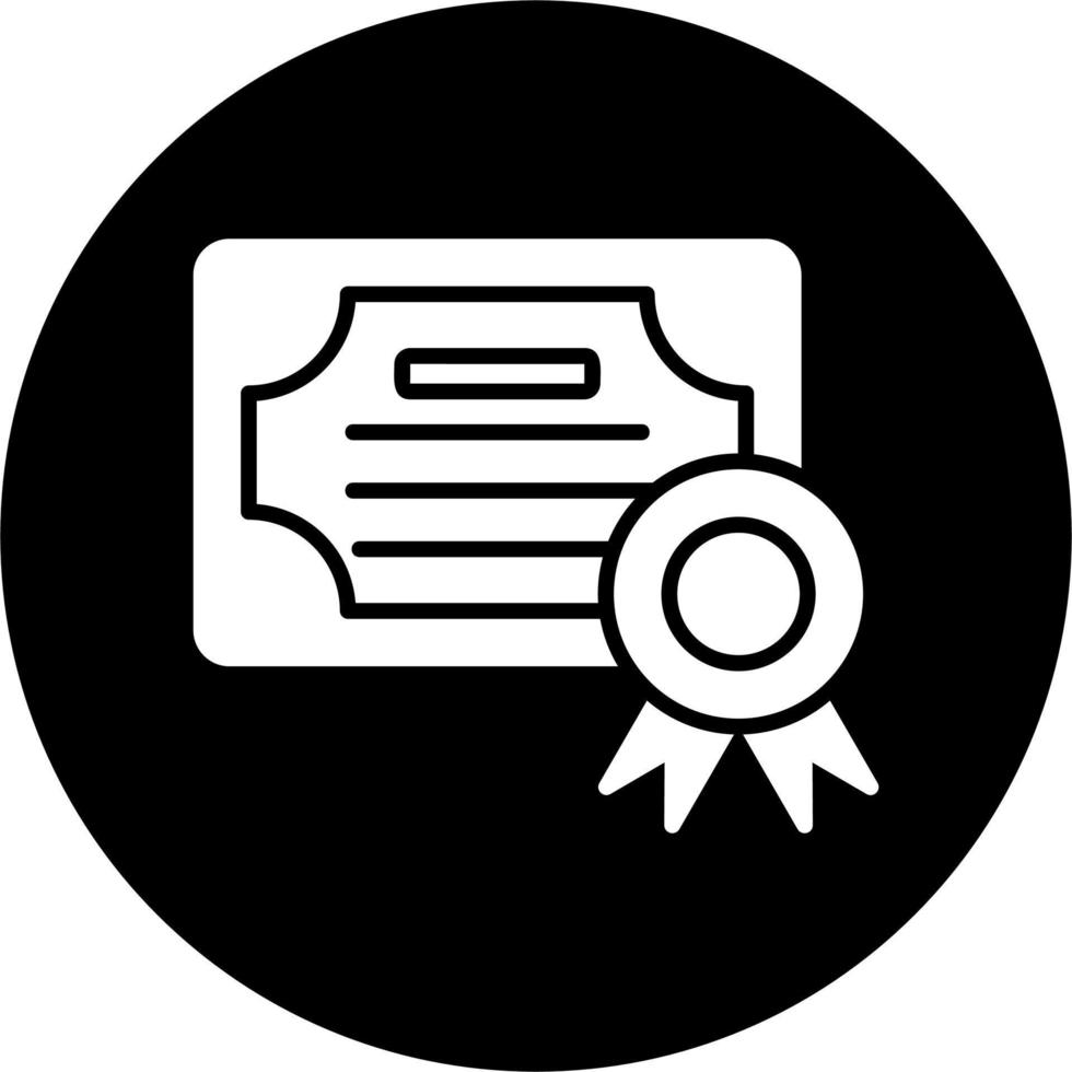 Certficate Vector Icon