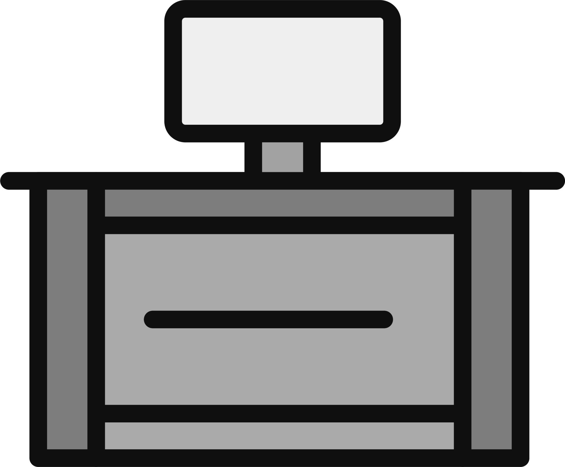 Cash Counter Vector Icon 21031362 Vector Art at Vecteezy