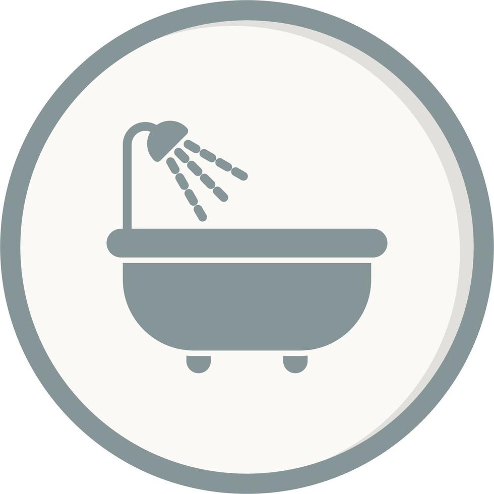 icono de vector de baño