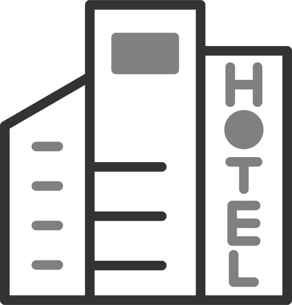 icono de vector de hotel