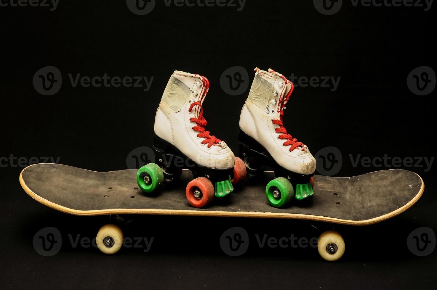 Board and skates photo