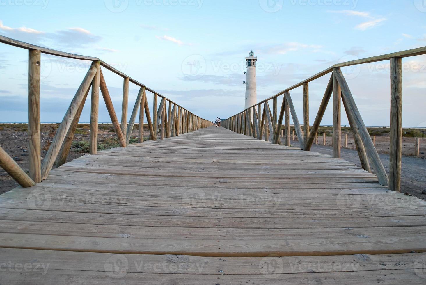 Bridge on the coast photo