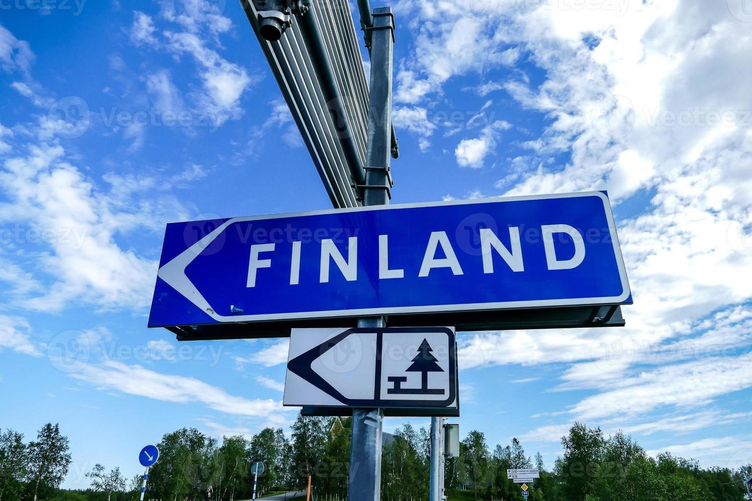 Sign for Finland photo