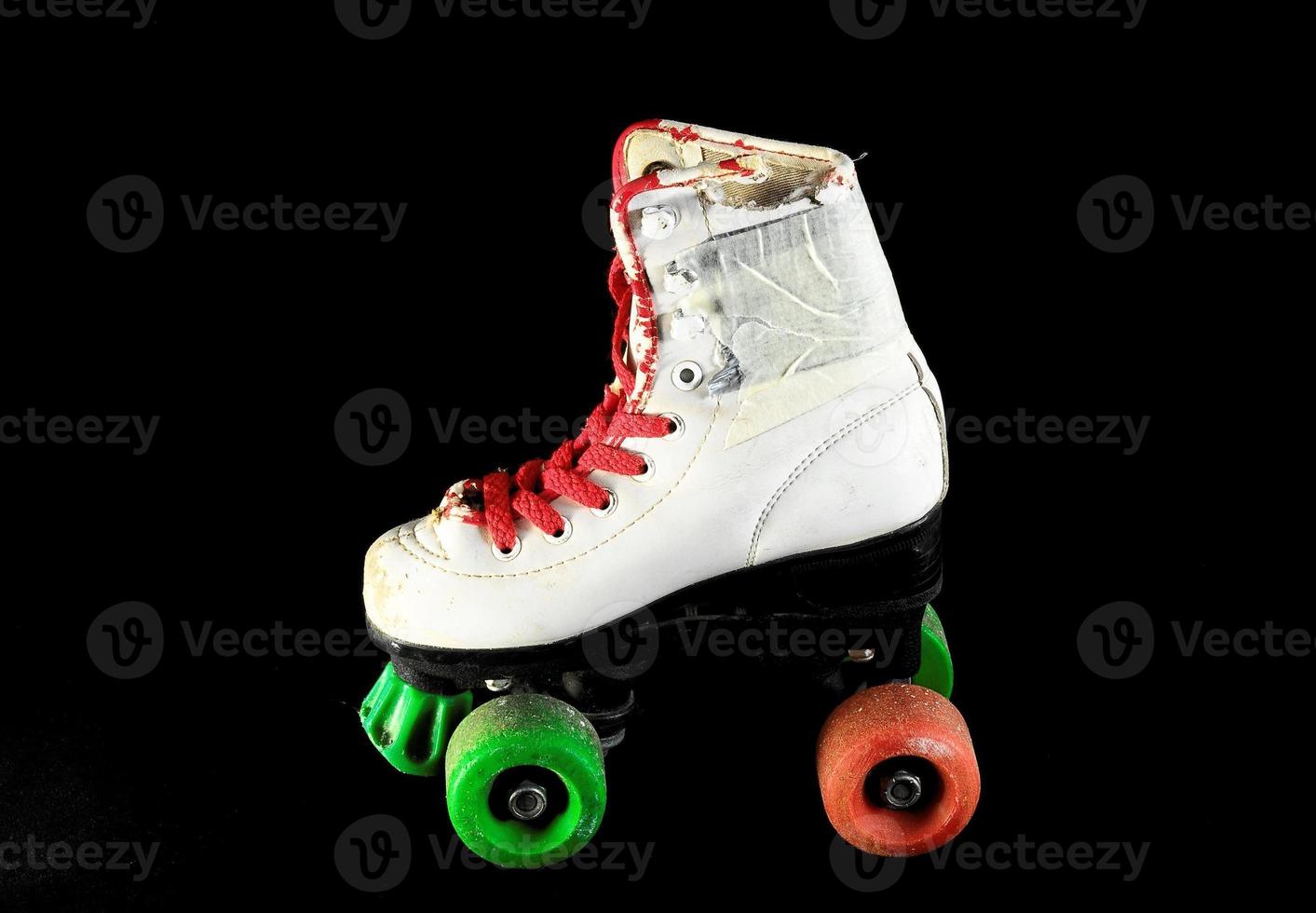 White roller skate photo