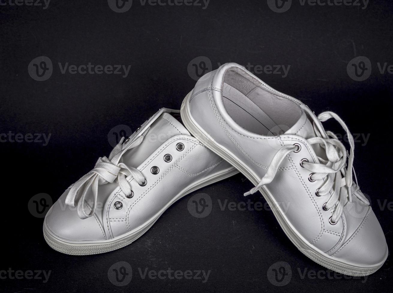 Stock leather sneakers with soles without logo. new style for women 3 photo