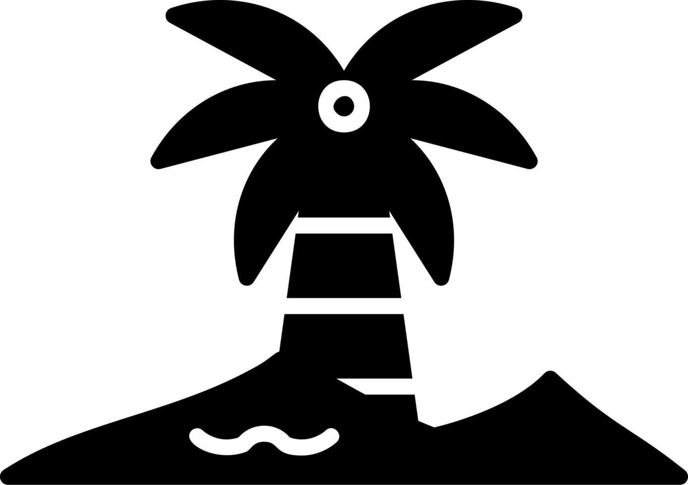 Oasis Vector Icon