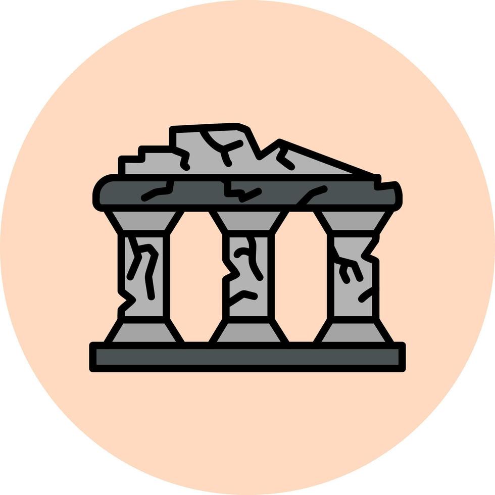 Ruins Vector Icon