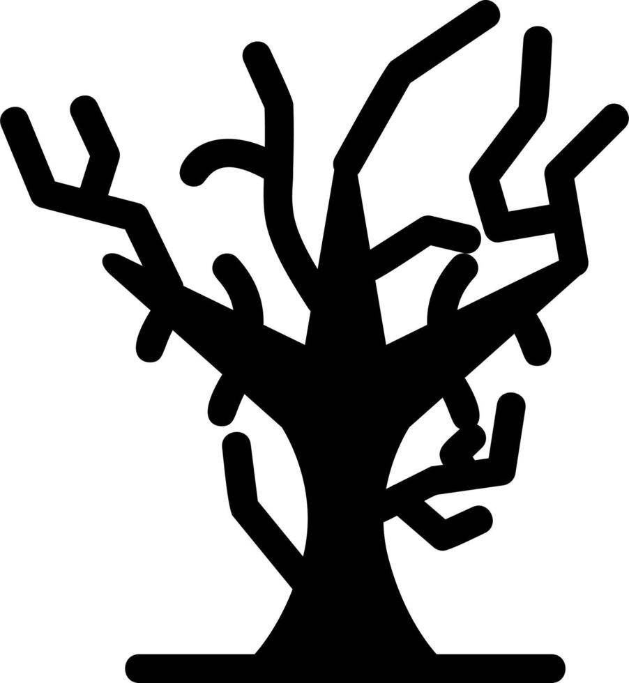 Dry Tree Vector Icon