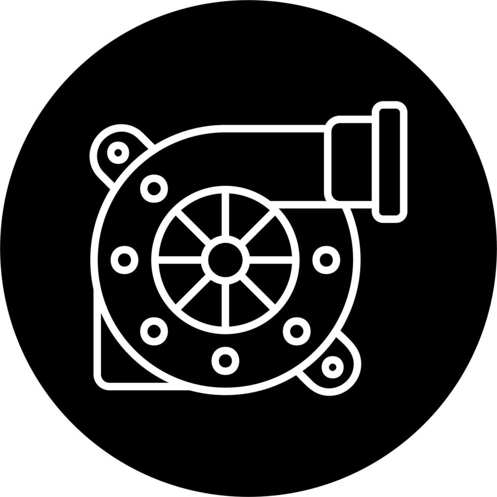 icono de vector turbo