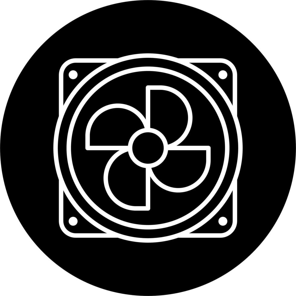 Cooling Fan Vector Icon