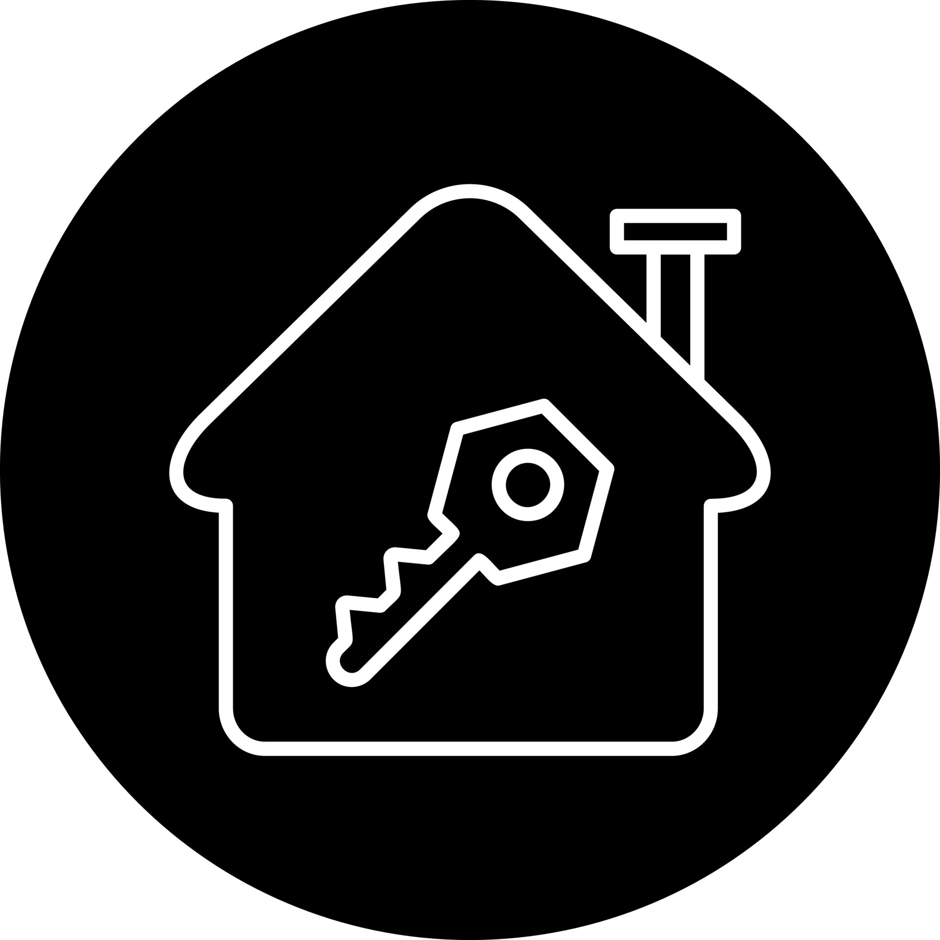 House Key Vector Icon 21034508 Vector Art at Vecteezy