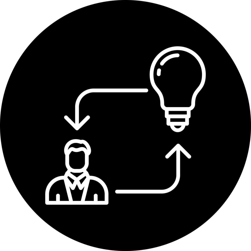 icono de vector de idea