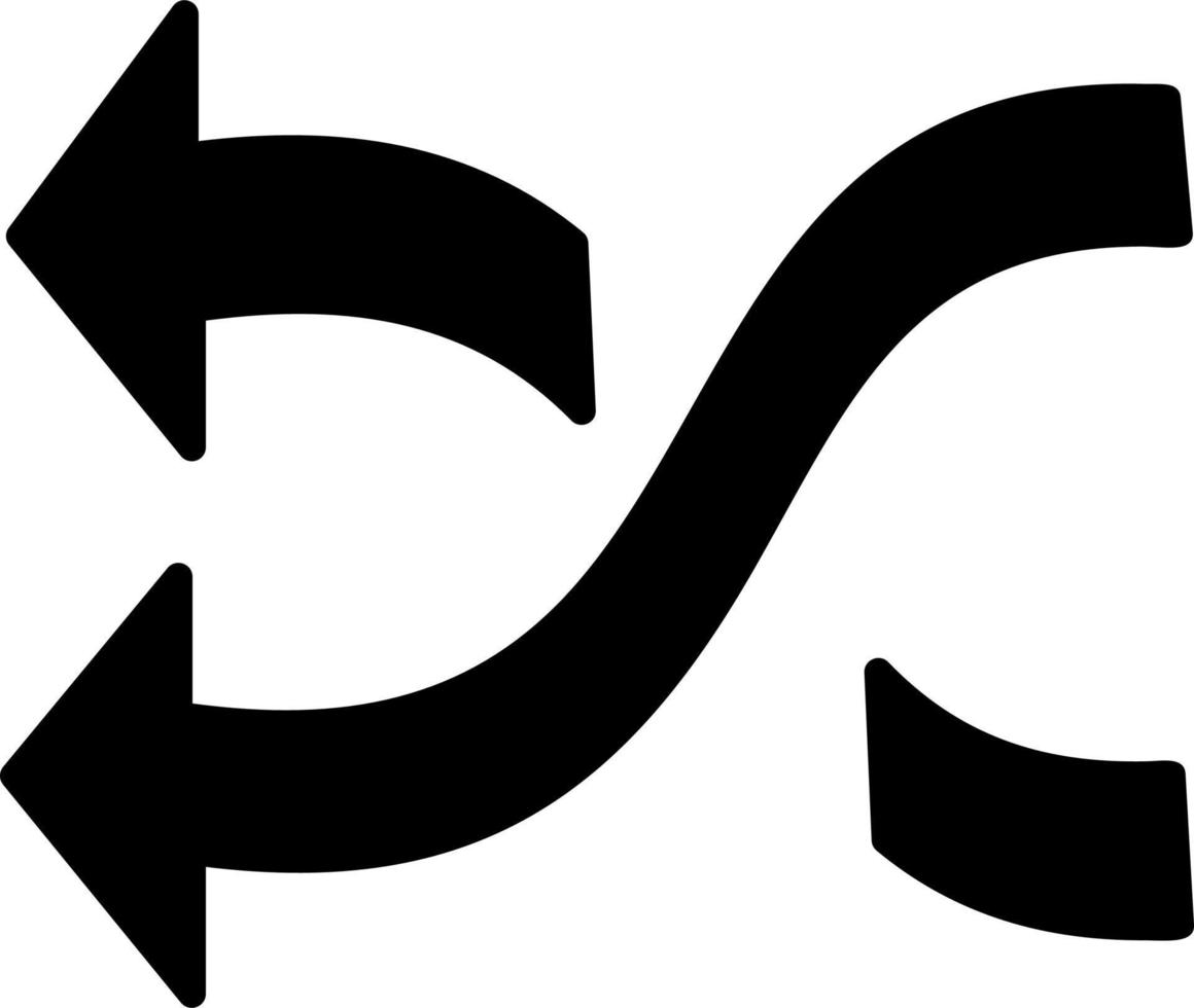 Shuffle Vector Icon