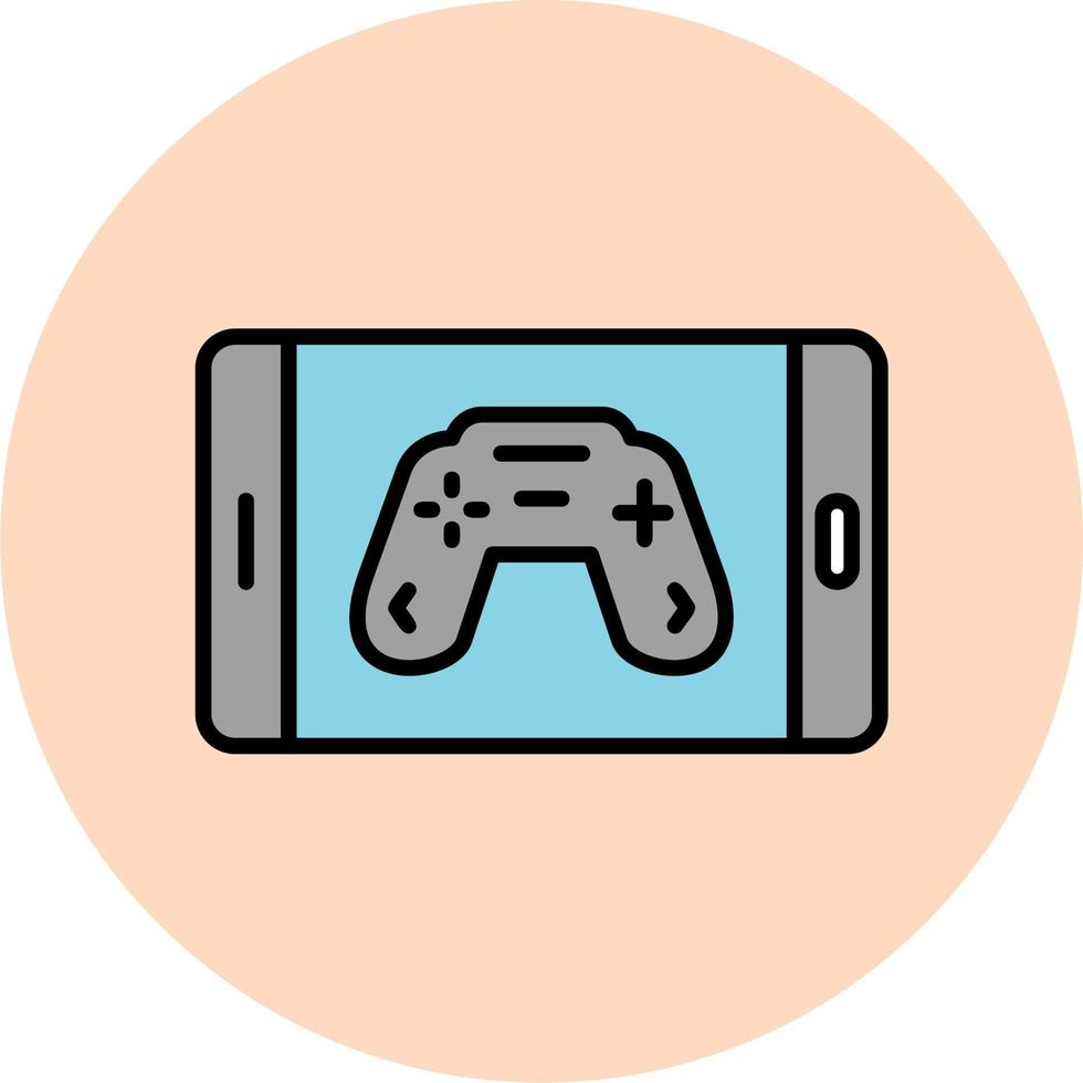 Mobile Game Vector Icon