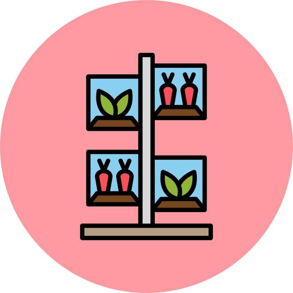 Vertical Farming Vector Icon