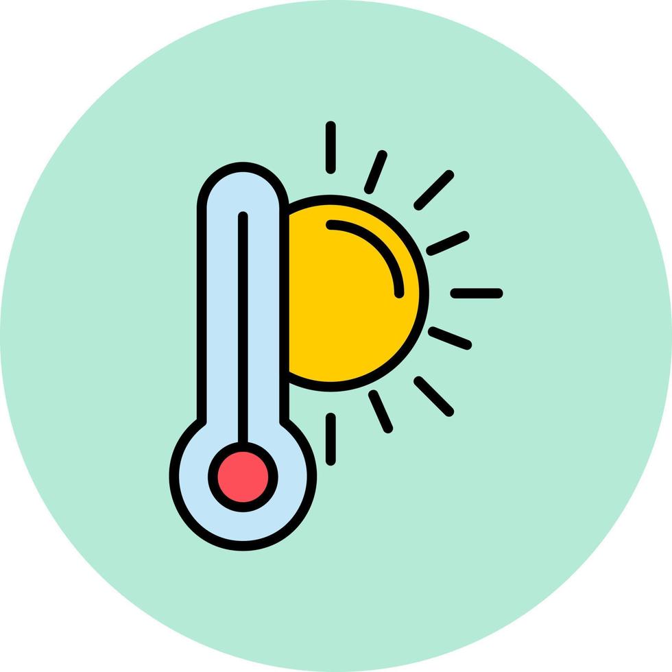 High Temperature Vector Icon