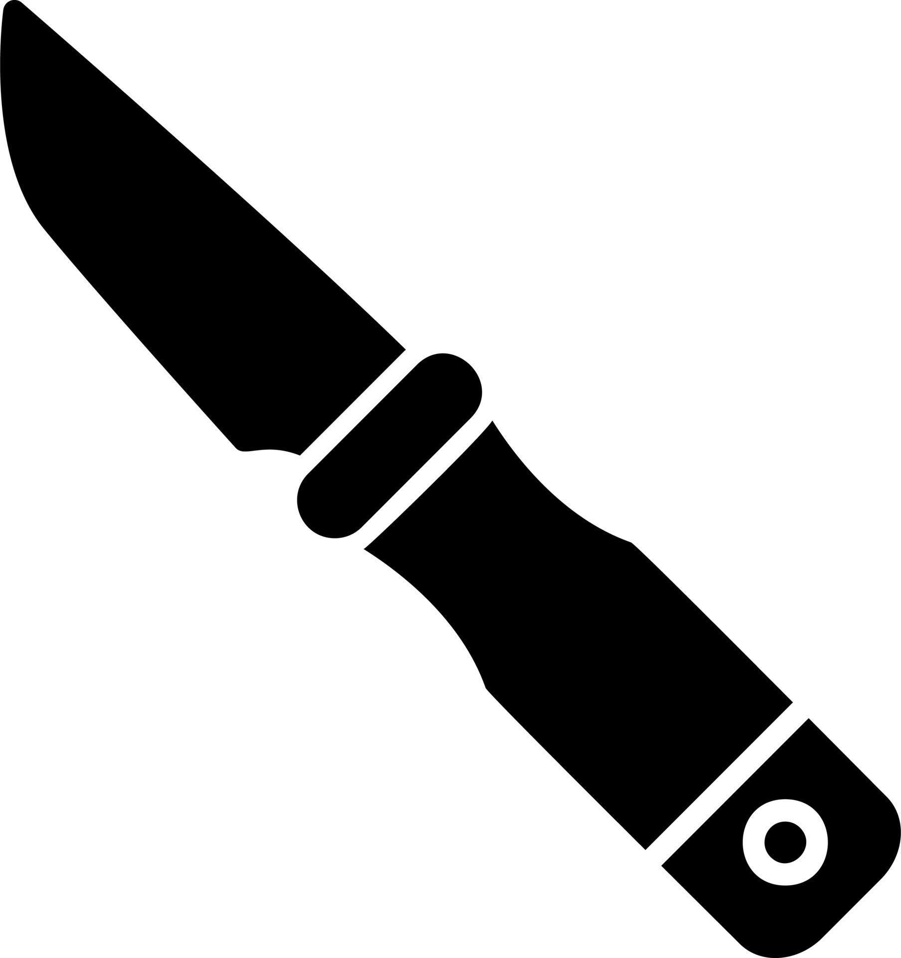 Knife Blade Vector Icon 21035104 Vector Art at Vecteezy