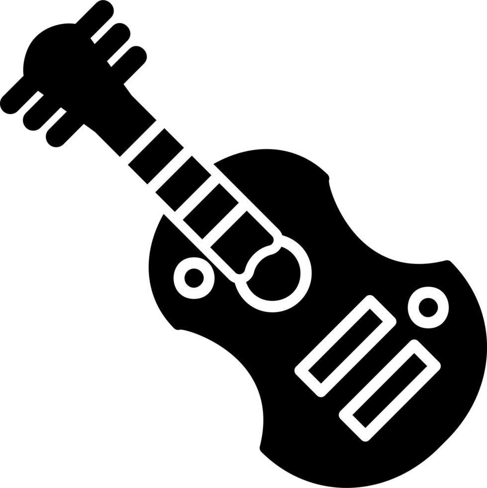 icono de vector de guitarra