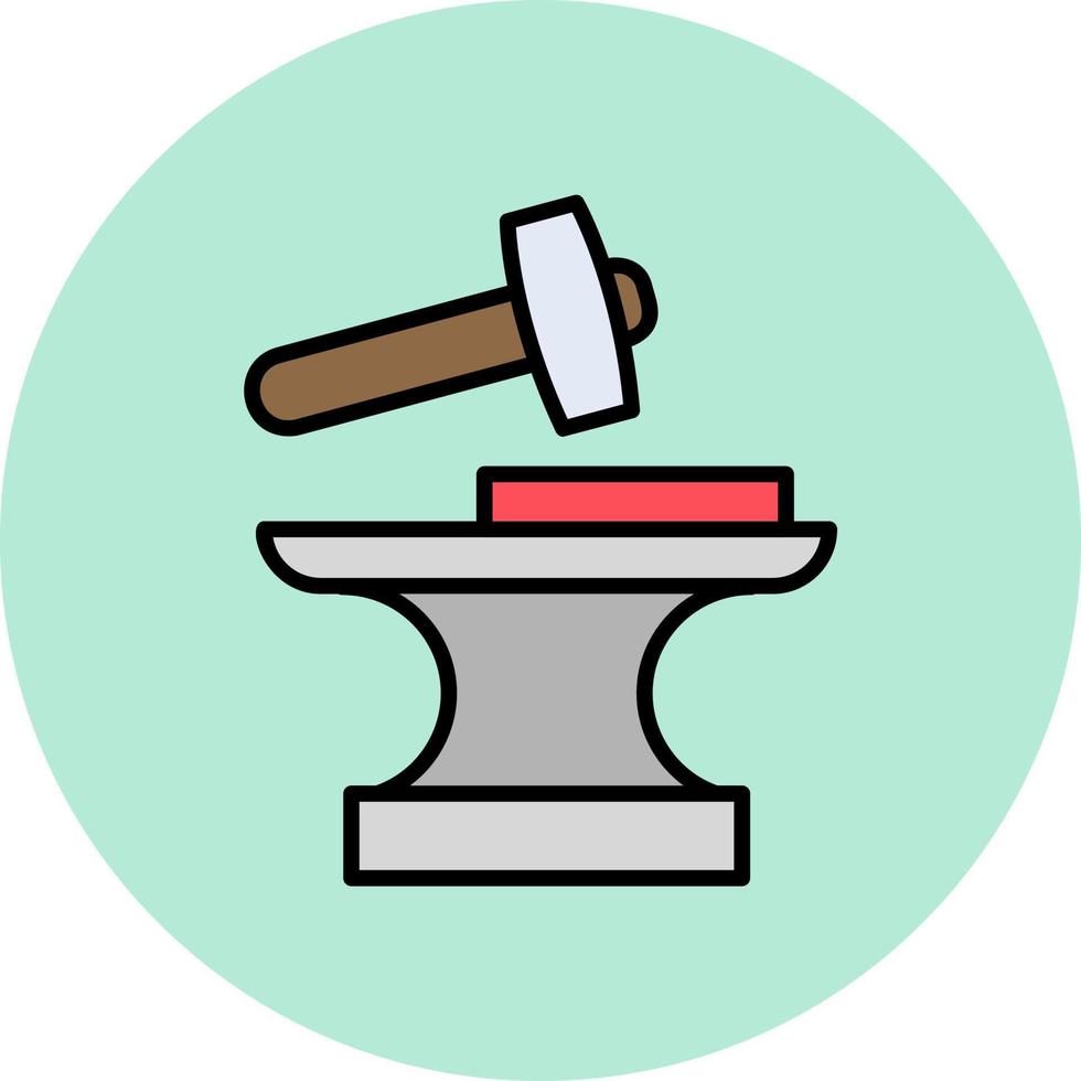 Blacksmith Vector Icon