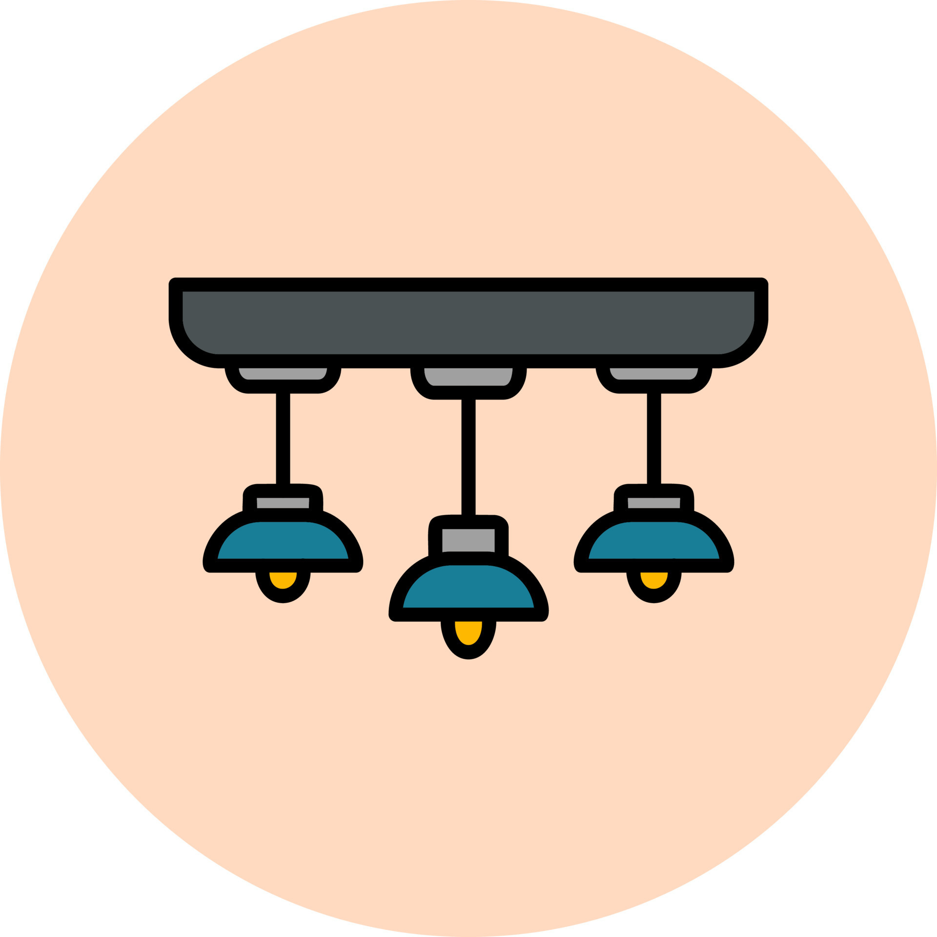 Hanging Lamp Vector Icon 21035387 Vector Art at Vecteezy