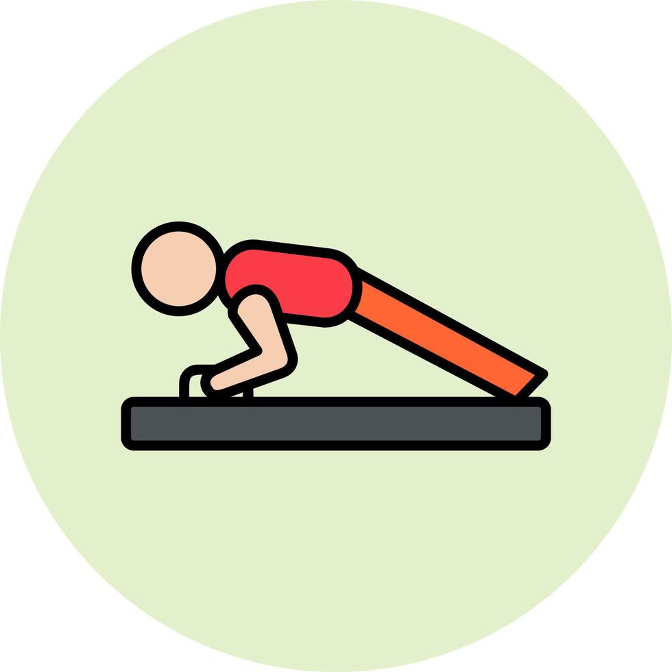 Push Up Vector Icon