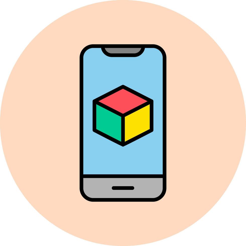 Augmented Reality Vector Icon