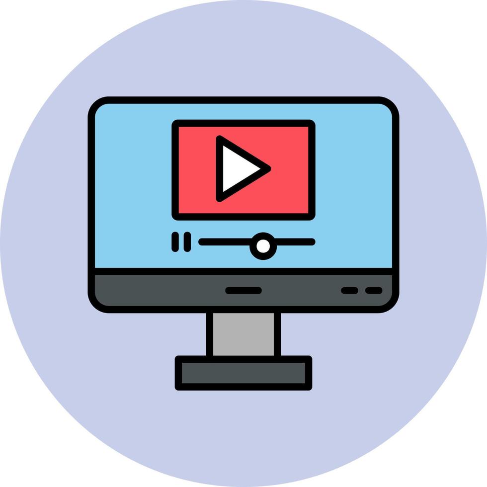 360 Video Vector Icon