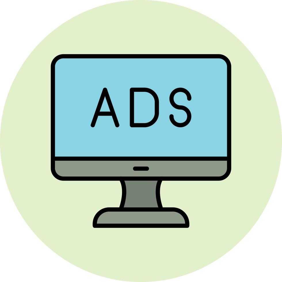 Ads Vector Icon